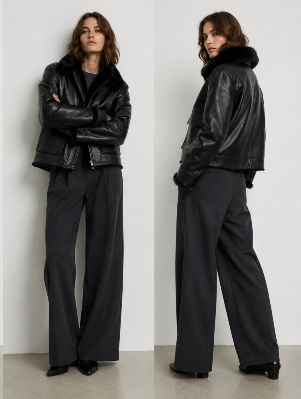 Zara FAUX LEATHER JACKET(S)